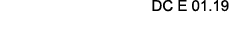 DC E 01 19 